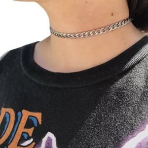 Dalmata The Flat Curb Chain choker